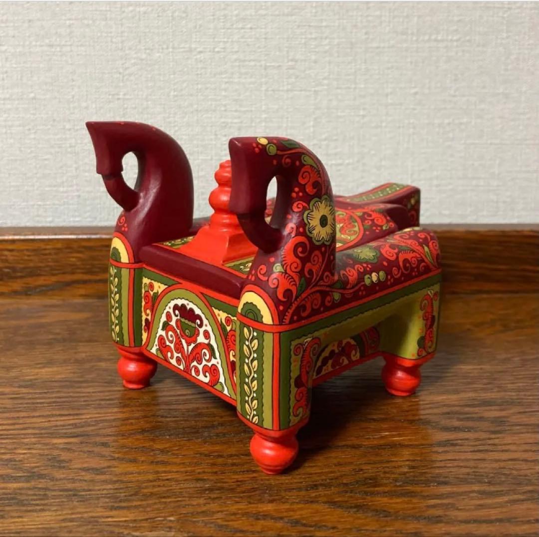 ロシア雑貨☆馬型ジュエリーBox 小物入れ horsesオリガ作 マトリョーシカ