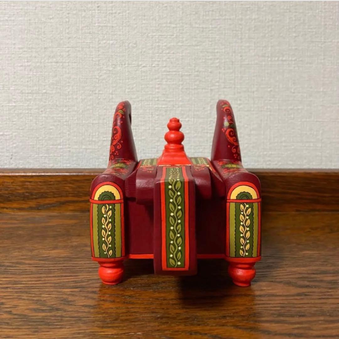 ロシア雑貨☆馬型ジュエリーBox 小物入れ horsesオリガ作 マトリョーシカ