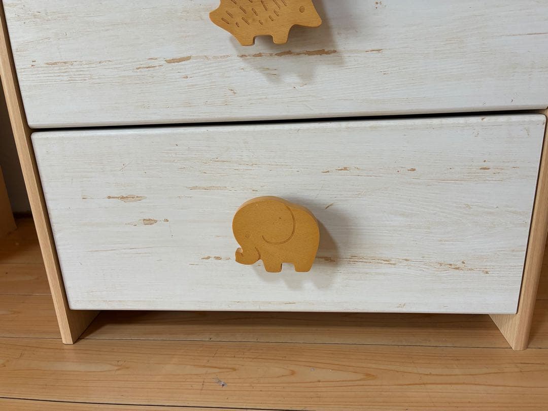 白井産業 キッズチェスト 幅57cm 高さ75cm LAK-7555H