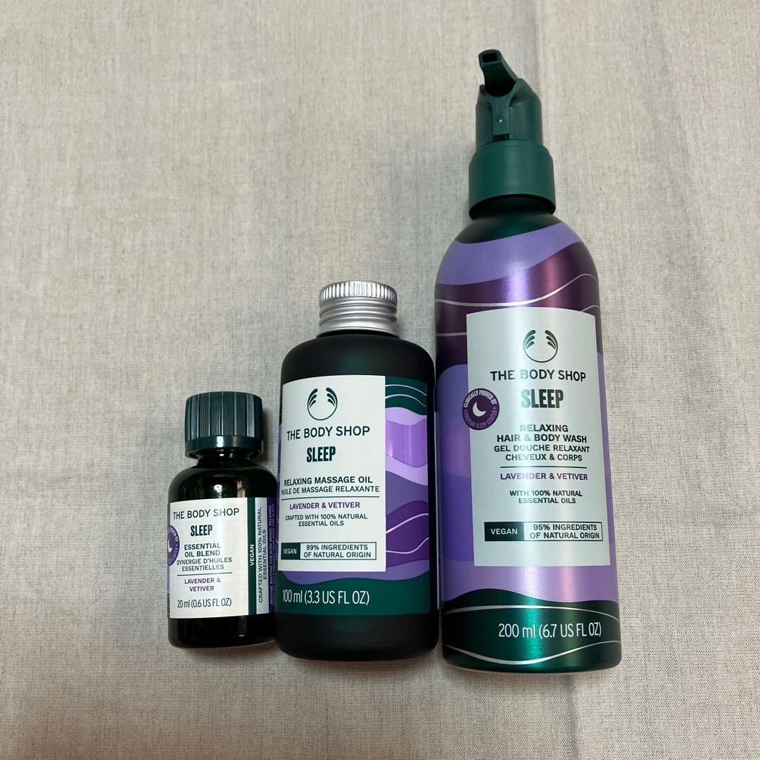 未使用ザボディショップラベンダー＆ベチバー3点セット