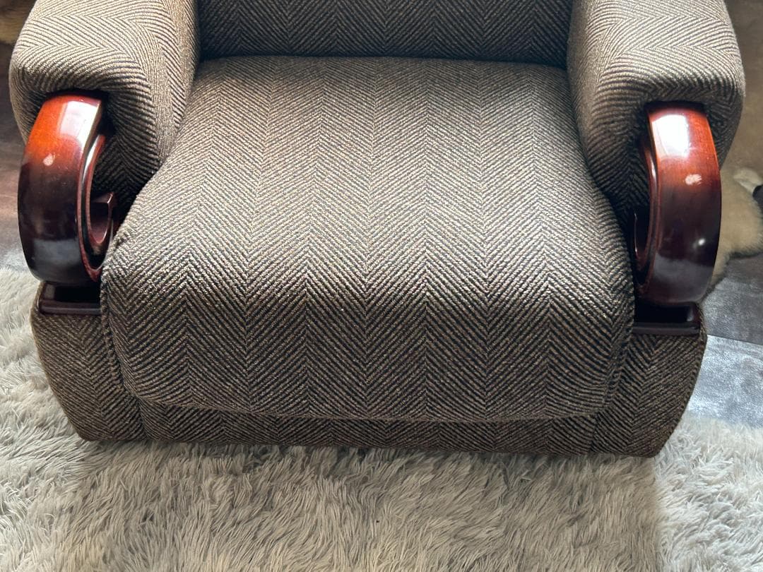 レトロ　ヴィンテージ　ミッドセンチュリー　一人用　アームソファ　2脚 IR