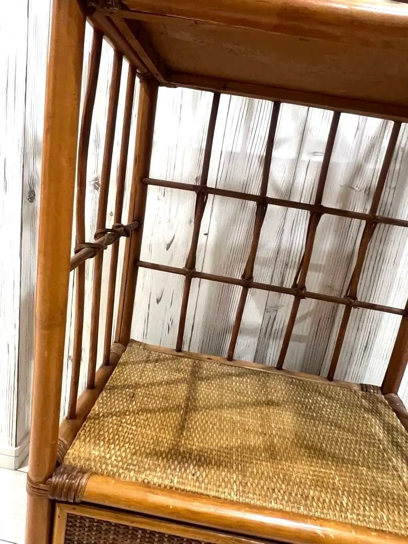 アーチ型ラタン チェスト 籐チェスト 籐タンス 収納棚