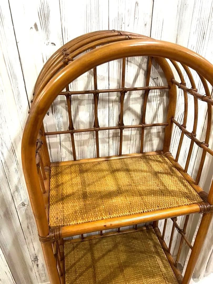 アーチ型ラタン チェスト 籐チェスト 籐タンス 収納棚