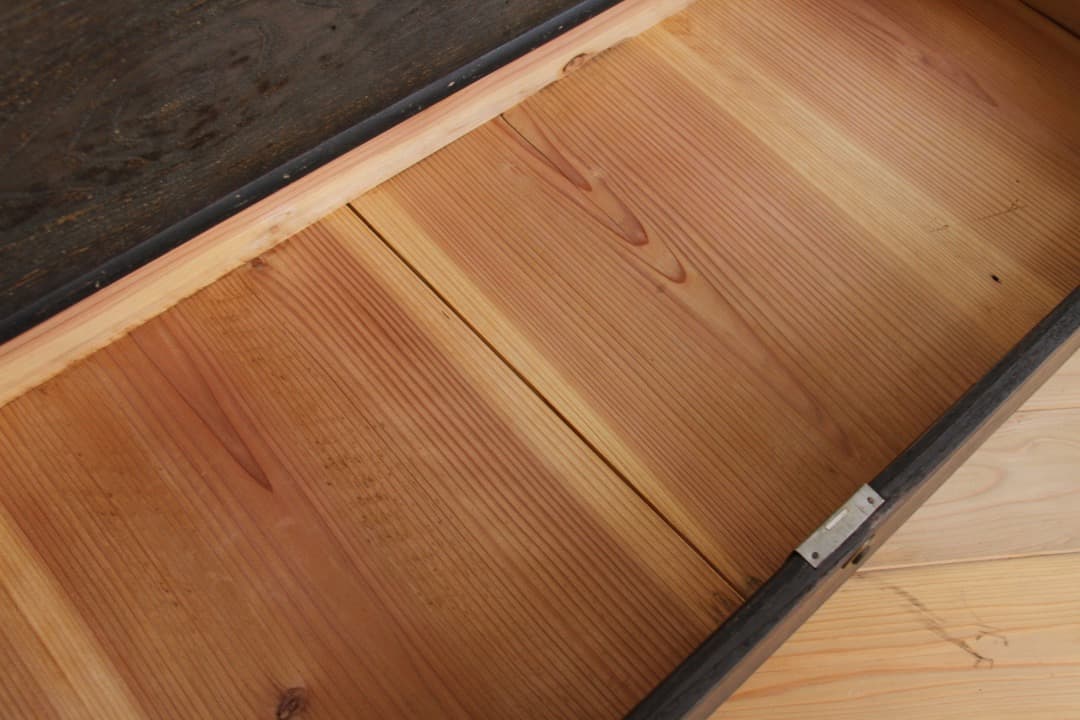 ローボード　引き出し　木製　M009　古道具　古家具　ビンテージ　アンティーク