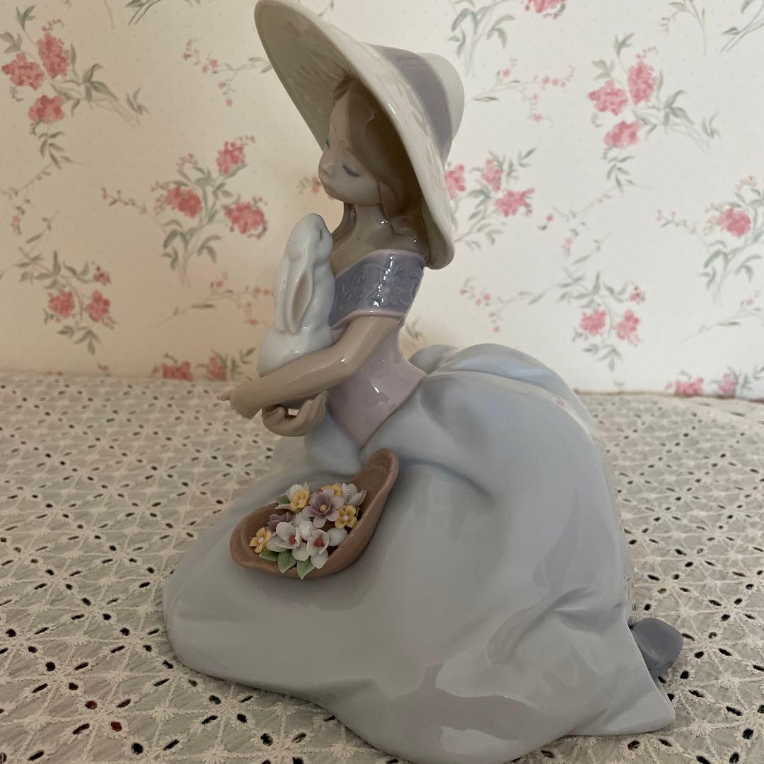 リヤドロ　￼lladro バニーkiss 6741絶版￼