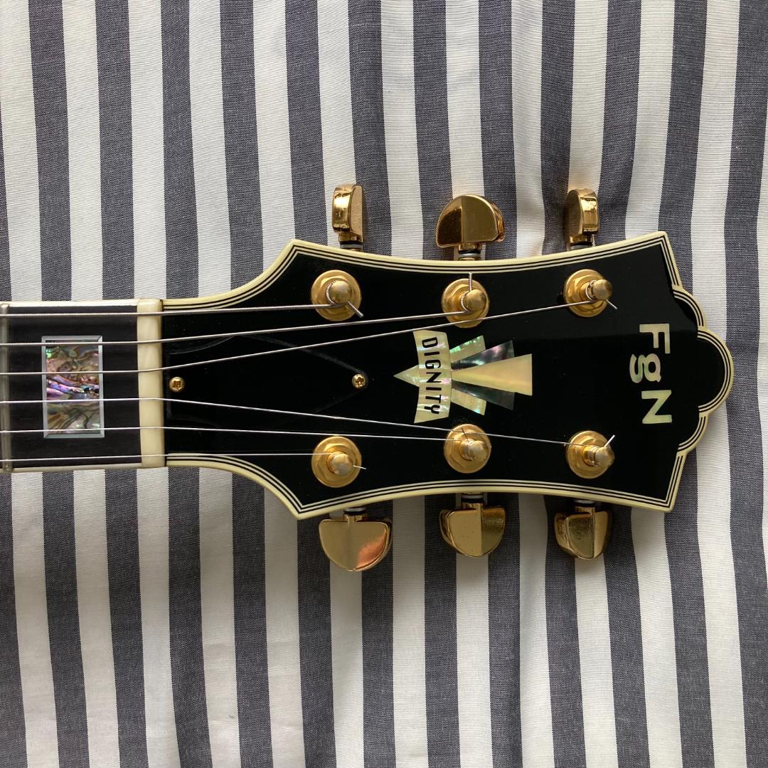 フジゲン レスポール タイムレスティンバー BAT-20TT 黒 Sugi 美品