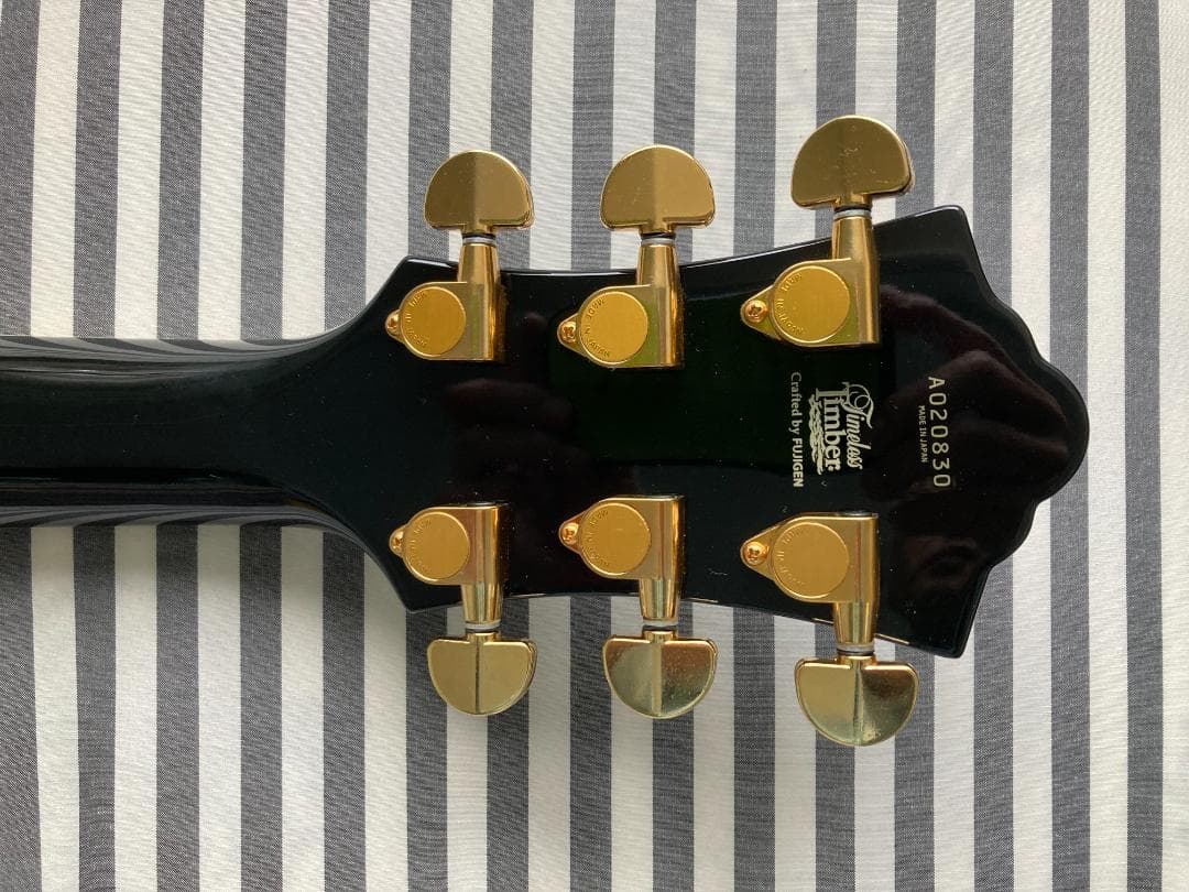 フジゲン レスポール タイムレスティンバー BAT-20TT 黒 Sugi 美品