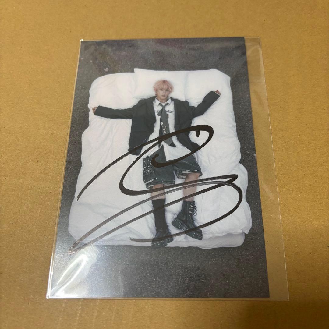 P1Harmony whoop リリイベ ソウル 直筆サイン入りポストカード