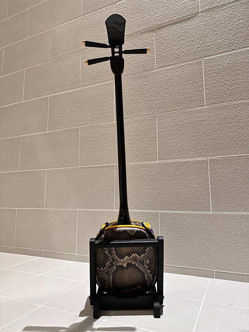 カミゲン黒木三線 ウジラミ模様入 小与那型