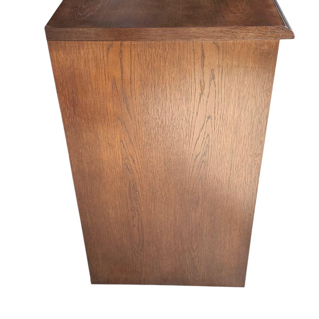 HR661 【 希少 QUEENS LIFE】 domani カリモク片袖デスク