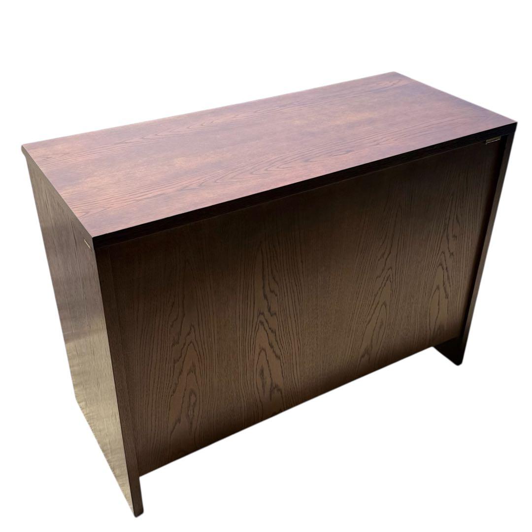 HR661 【 希少 QUEENS LIFE】 domani カリモク片袖デスク