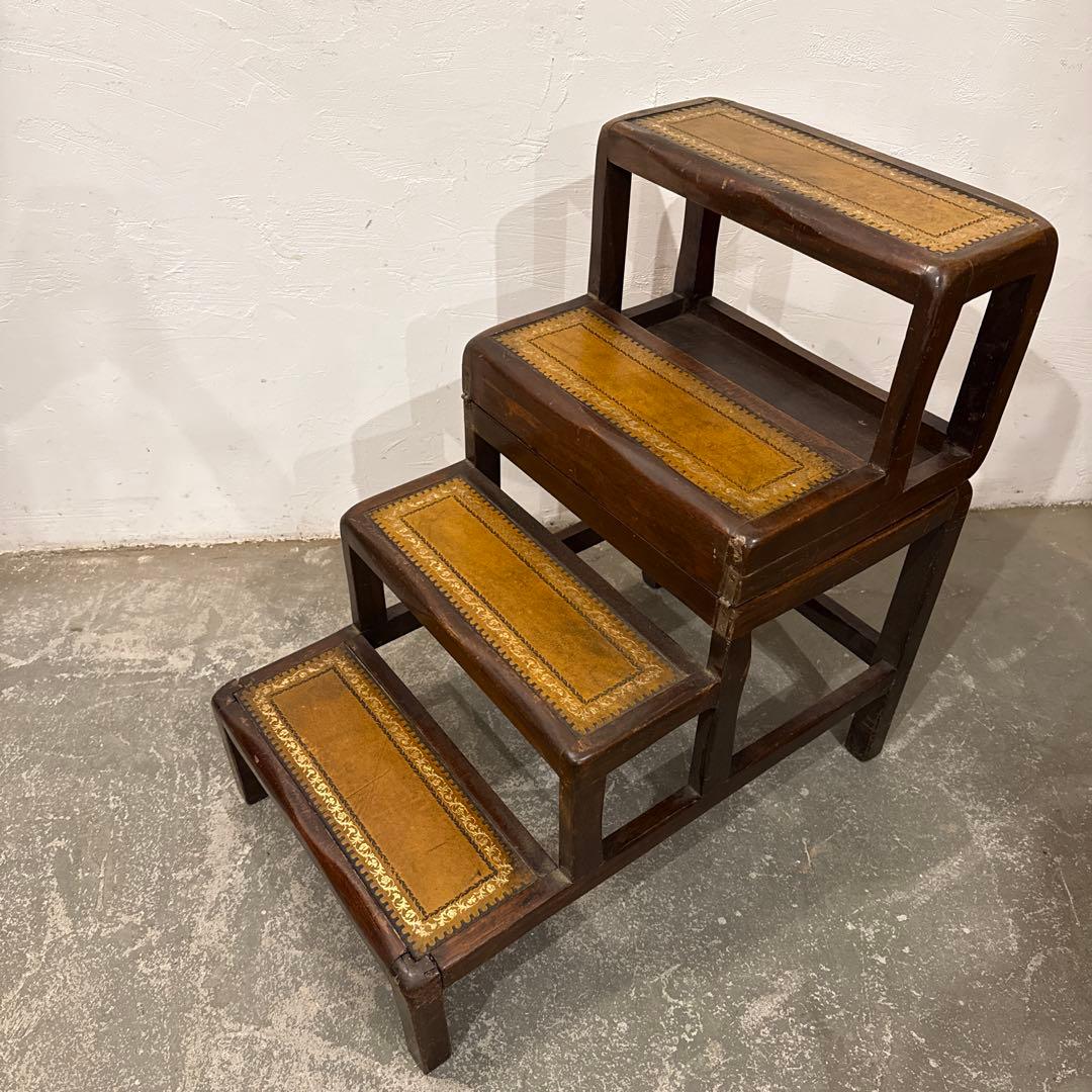 年末年始saleヴィンテージ　ステップ　ベンチ