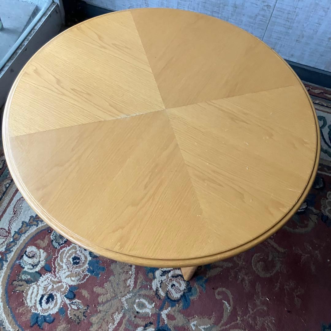 ヴィンテージ tendo 天童木工 木製 大型 ラウンドテーブル 円卓ダイニング