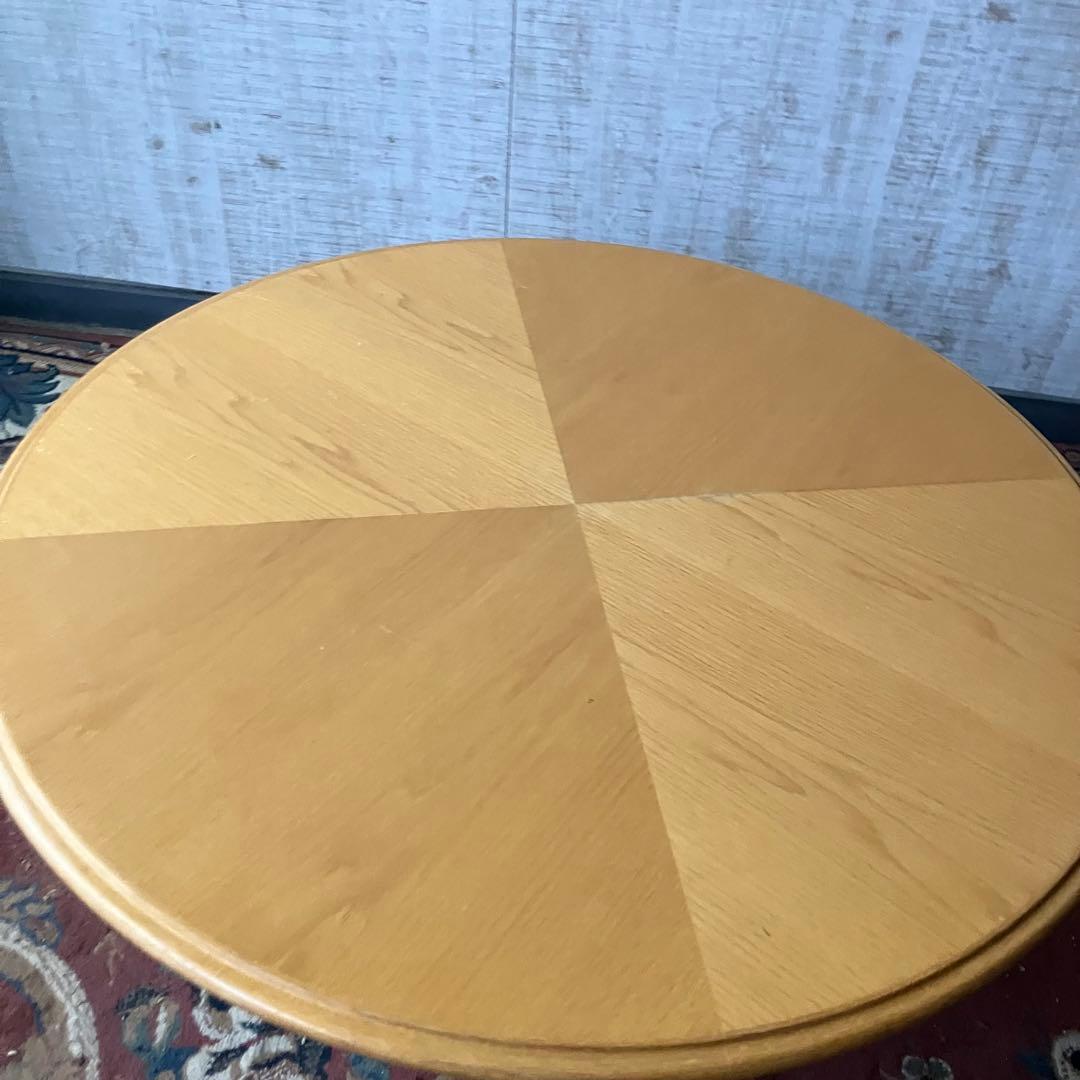 ヴィンテージ tendo 天童木工 木製 大型 ラウンドテーブル 円卓ダイニング