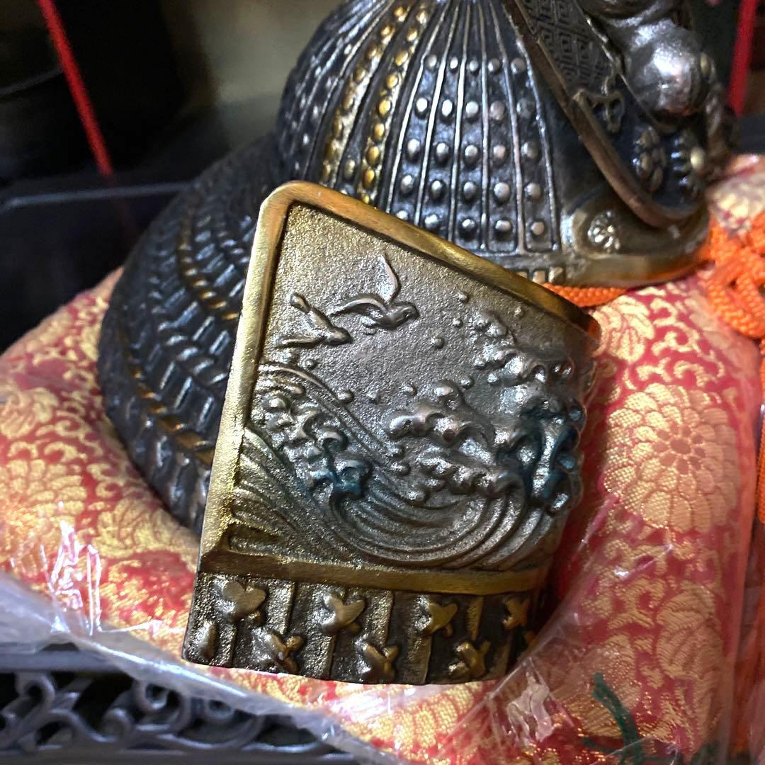 龍頭鉄兜(大)座布団付☆新品☆箱入り1セット限り❗️