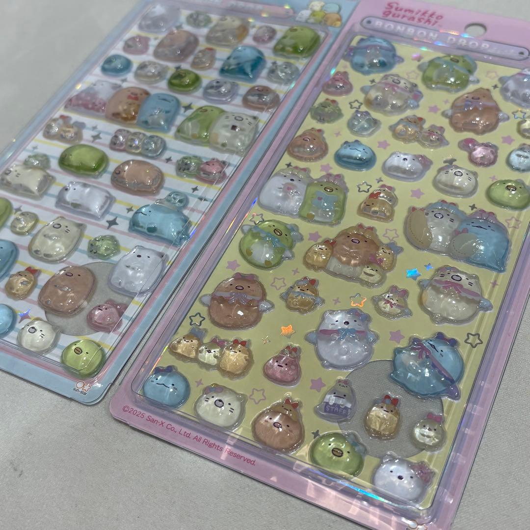 【正規品】すみっコぐらし　ボンボンドロップシール　２枚セット