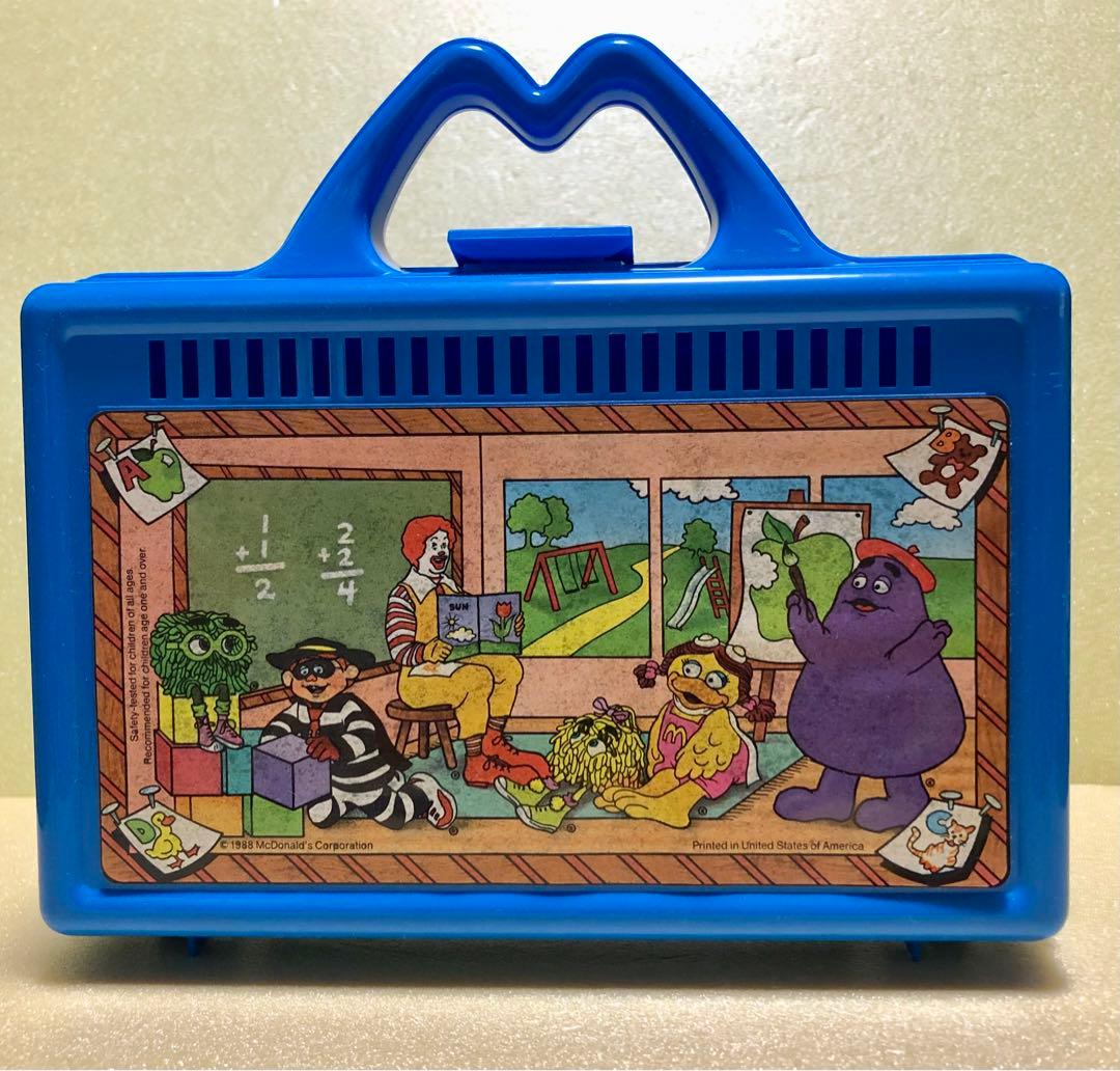 ヴィンテージ☆マクドナルドランチボックス&ドナルドストロー&バーガー