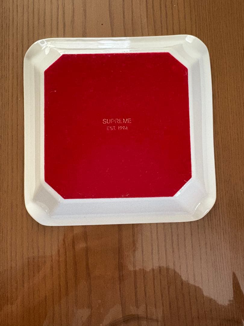 Supreme 八角形灰皿 赤/白