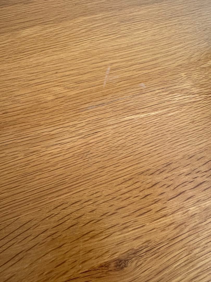 無印良品　良品計画　無垢材ローテーブル　オーク材