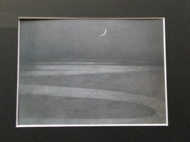 正井和行、【流水】、希少な額装用画集より、新品額装付、状態良好