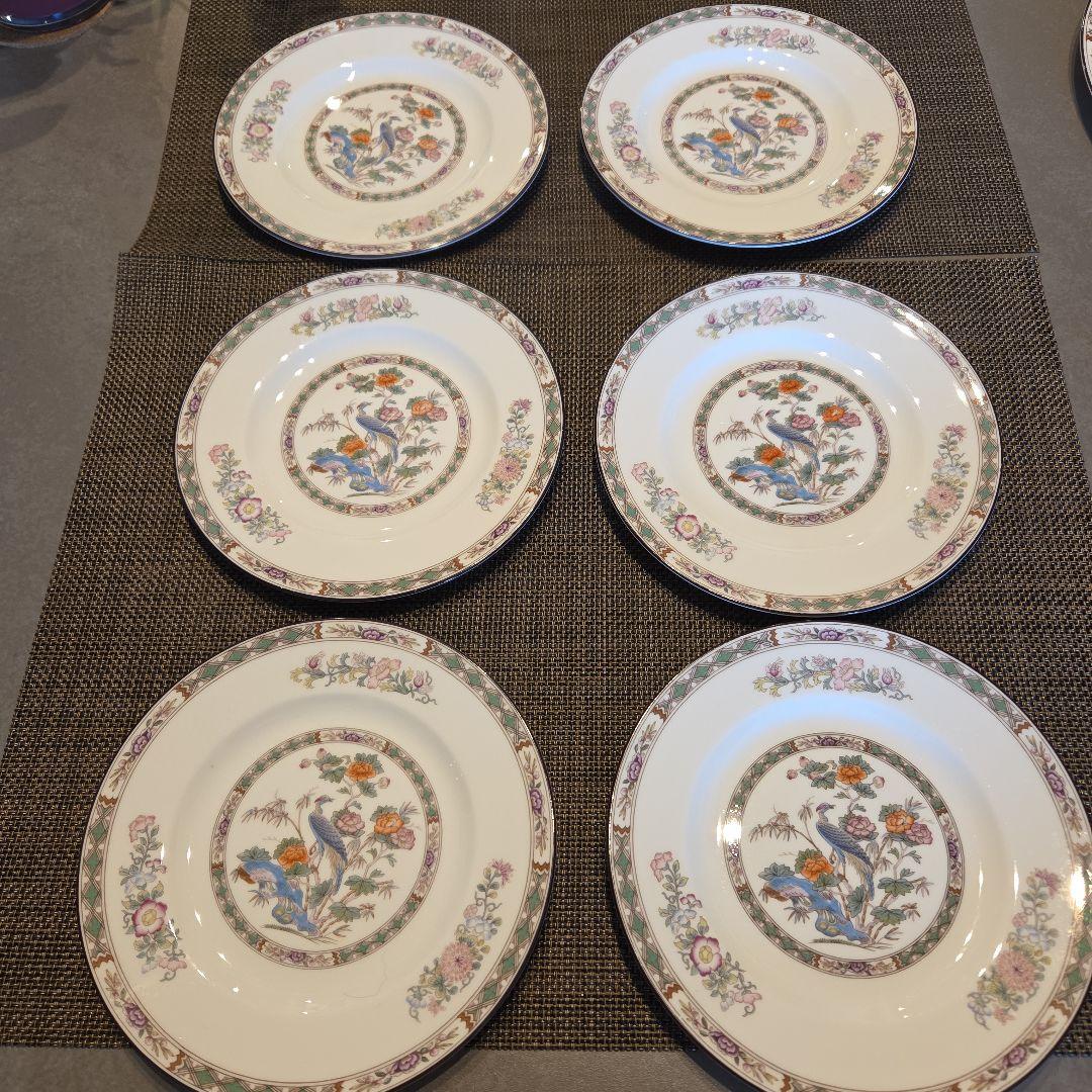  クタニクレーン 皿 17.5cm 6枚セット