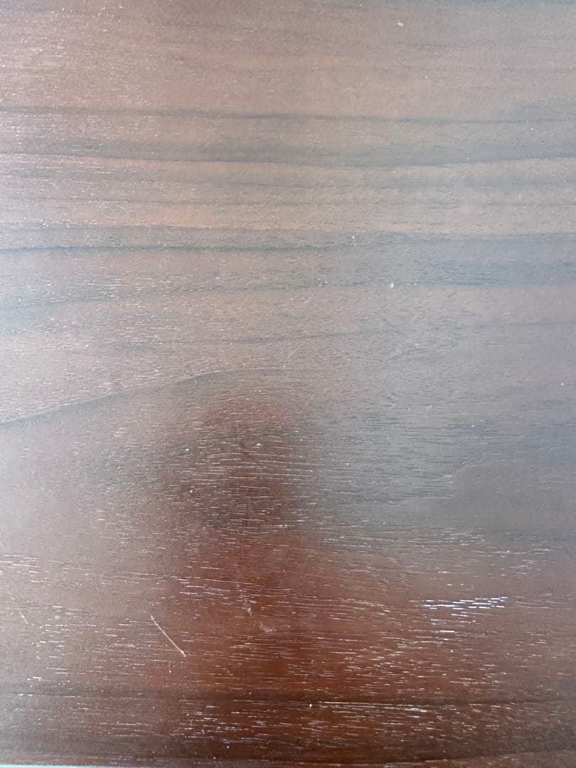 リフティング テーブル シェルフ 昇降式　無段階　ウォールナット　収納棚付き