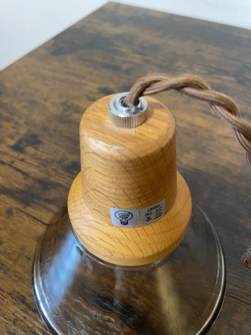 美品　Berka ベルカ　ブラウン　ペンダントランプ ペンダントライト