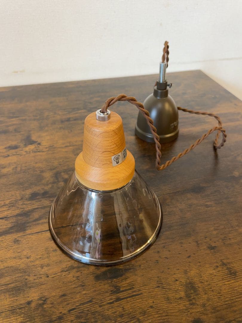 美品　Berka ベルカ　ブラウン　ペンダントランプ ペンダントライト