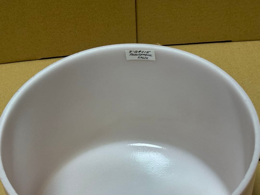 アルケミー クリスタルボウル 8インチ Rose opaque - メルカリ