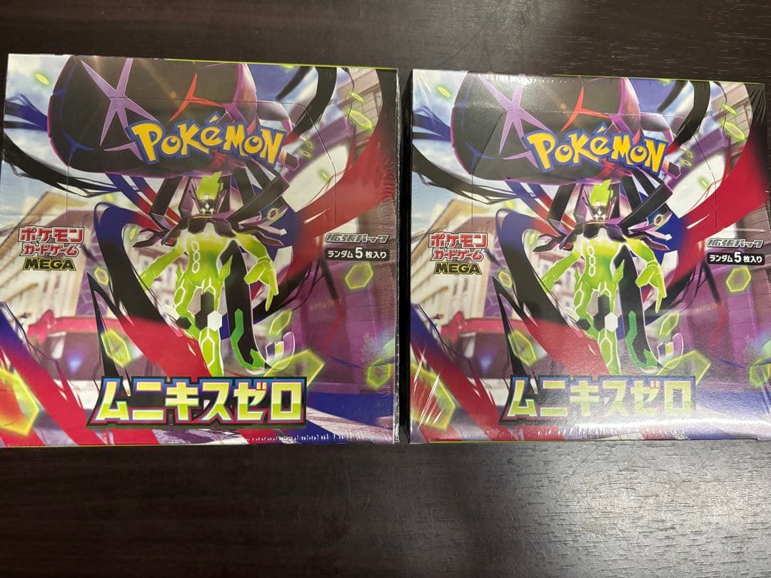 ポケモンカード　ムニキスゼロ　新品、未開封品、シュリンク付き 新品未開封 シュリンク付き ムニキスゼロ 1box ポケモンカード - メルカリ