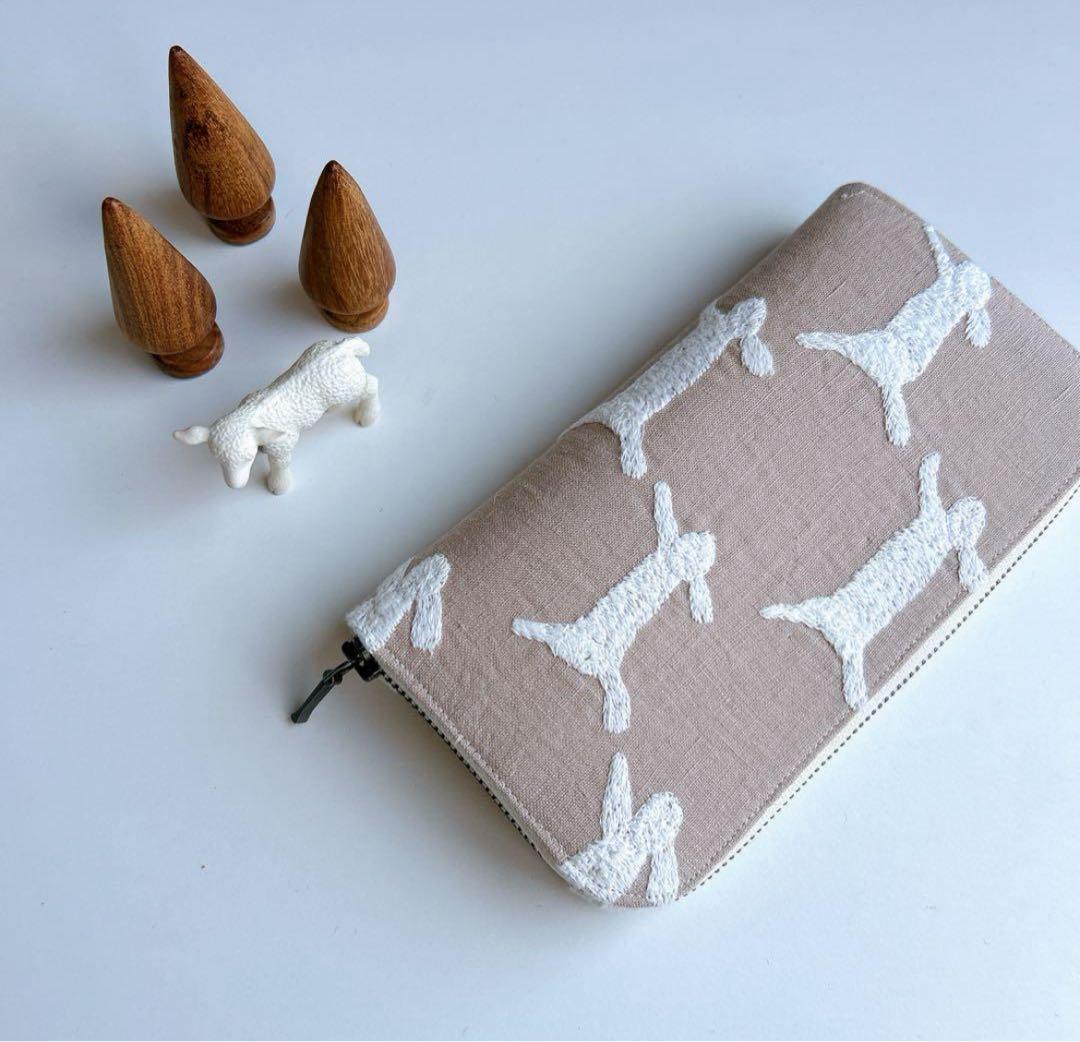 ☆専用☆ミナペルホネン ハンドメイド☆ラウンドファスナー長財布