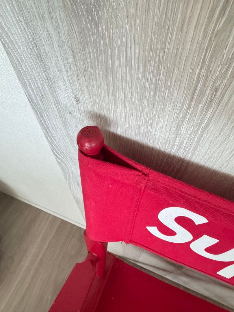Supreme レッド ディレクターズチェア