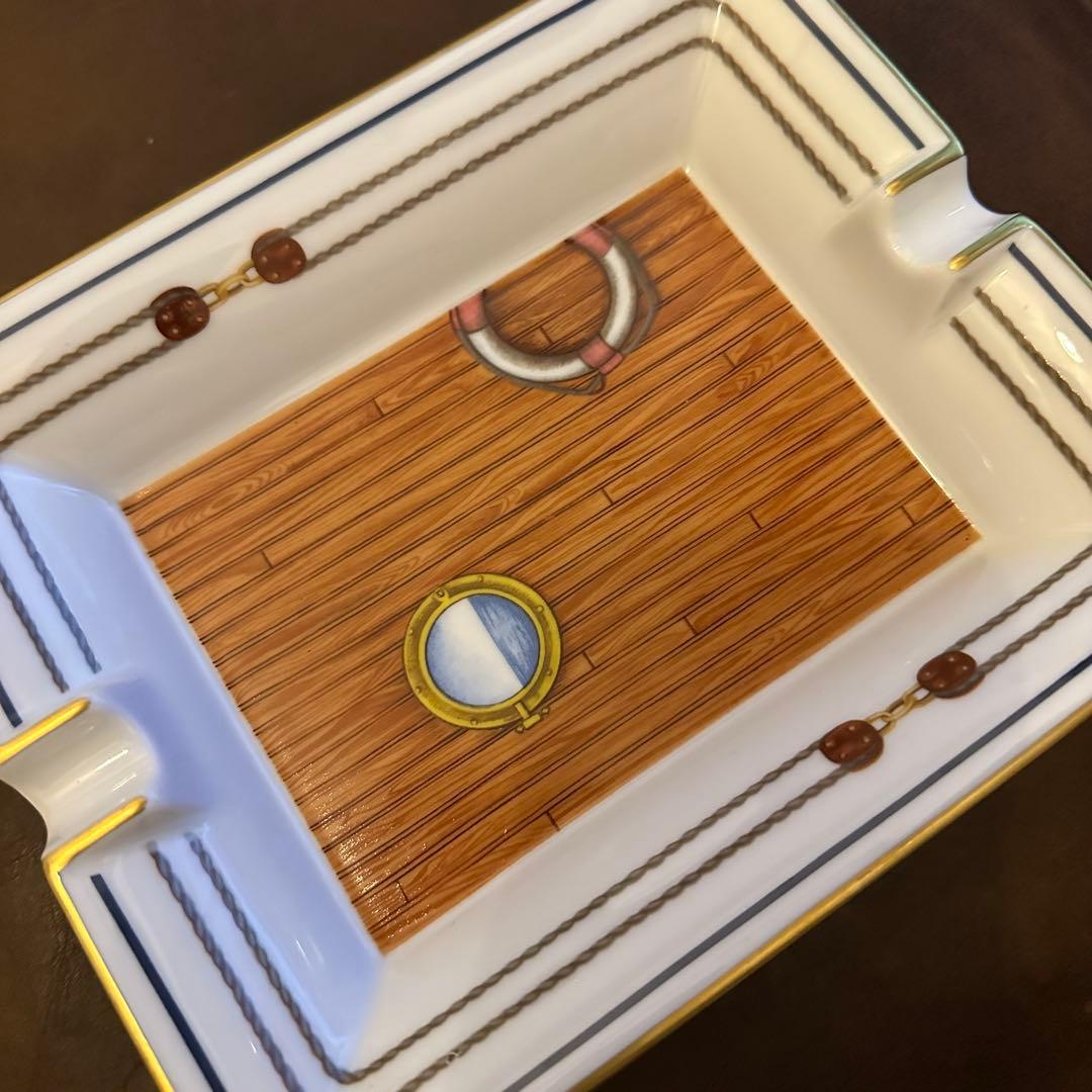 エルメス HERMES 船のデッキデザイン レア灰皿