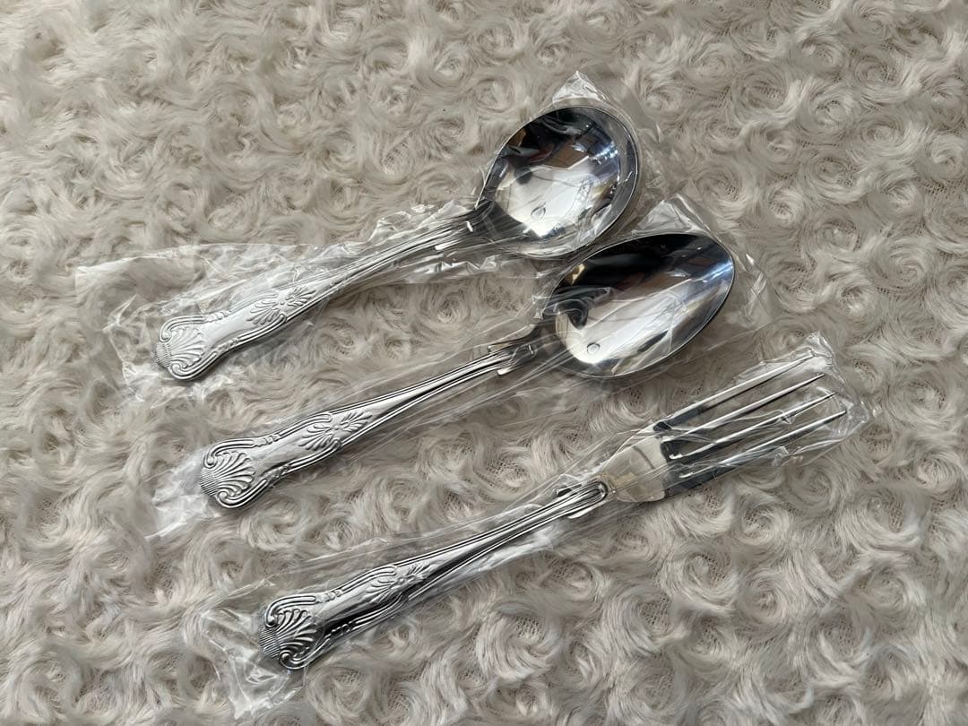 ラッキーウッド カトラリーセット　キングスデザイン　ディナーセット〈57本〉