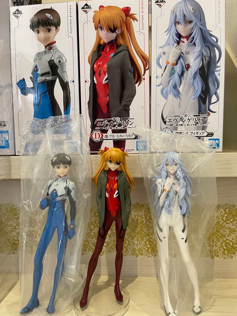 一番くじ エヴァンゲリオン 初号機vs第13号機 シンジ アスカ レイ