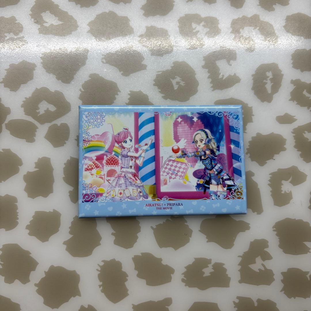 アイカツ プリパラ 映画 ライブ缶バッジ 天羽まどか 黒沢凛 でびえん