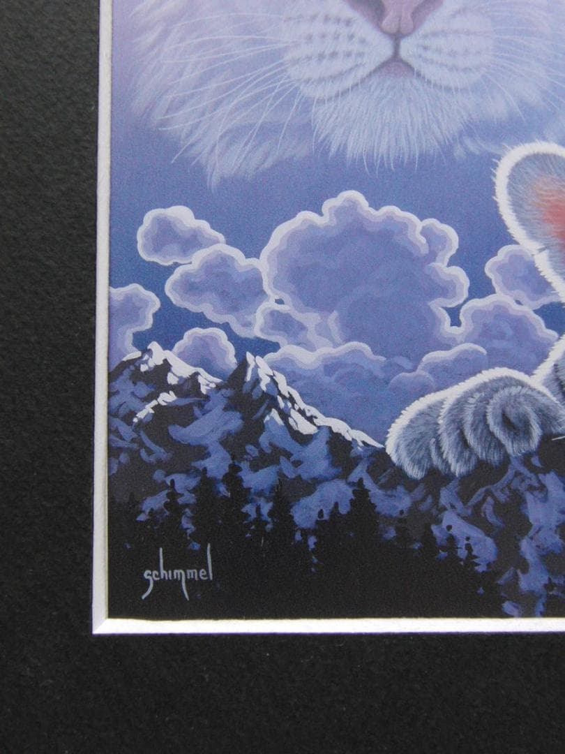 シム・シメール、【Ray of Hope】、希少な額装用画集より、状態良好