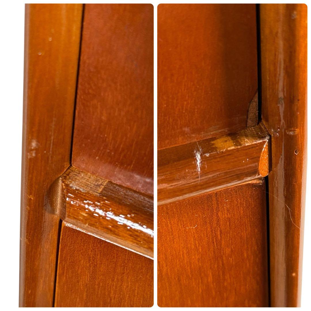 HR875 【レアデザイン】象嵌　イタリア　キャビネット　レコード収納　靴箱