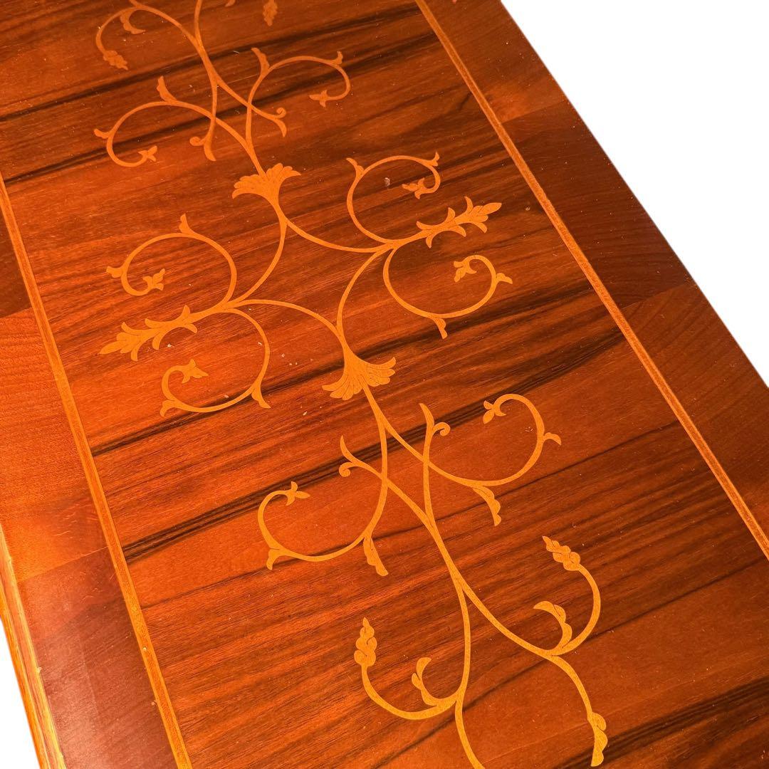 HR875 【レアデザイン】象嵌　イタリア　キャビネット　レコード収納　靴箱