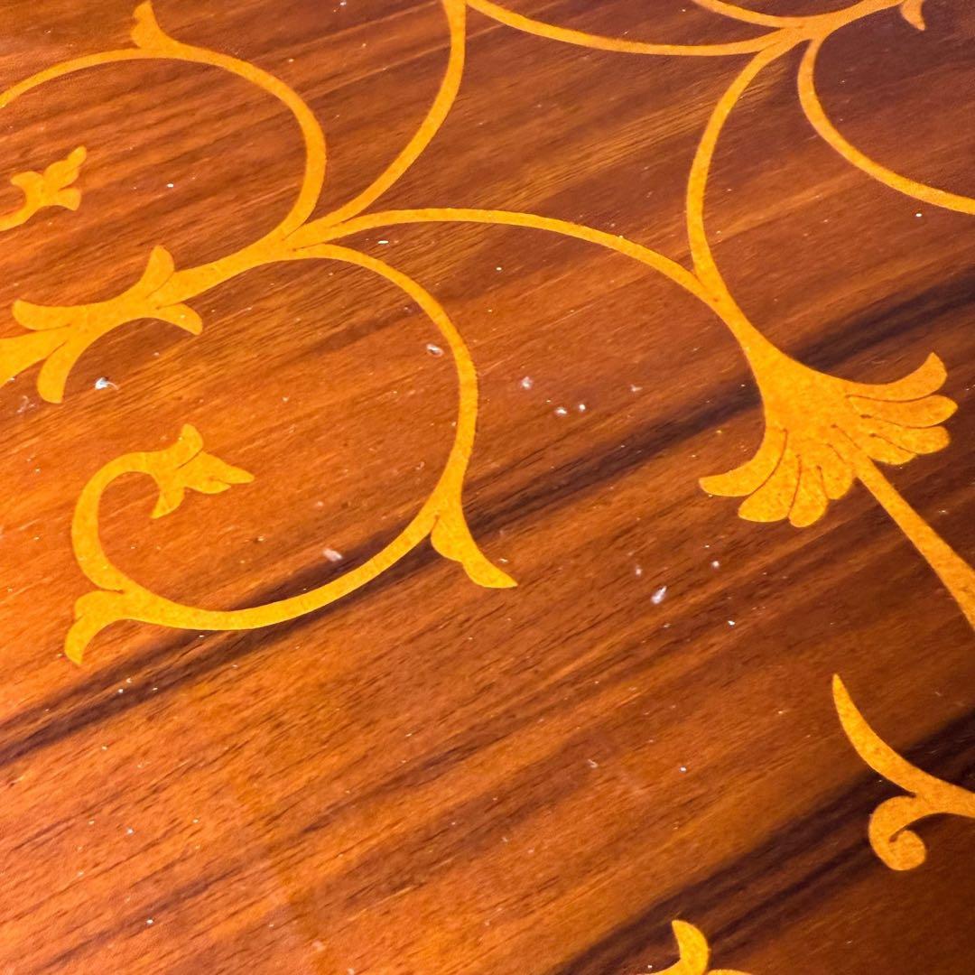 HR875 【レアデザイン】象嵌　イタリア　キャビネット　レコード収納　靴箱