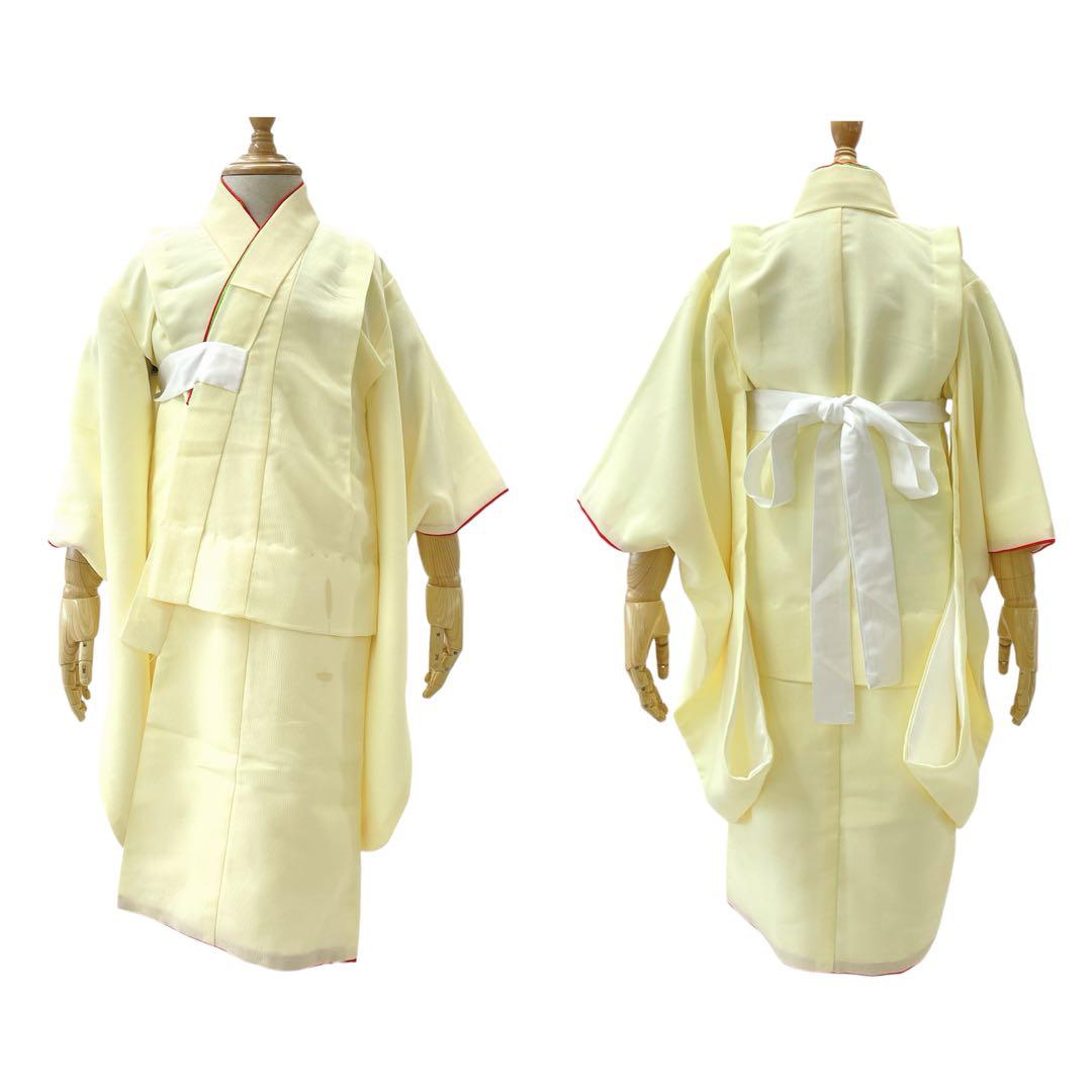 ◎mk-1328　女児　七五三　着物・被布セット　3歳　　11-18