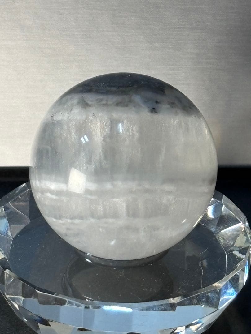 パイライトインフローライト　スフィア　4.22cm 天然石