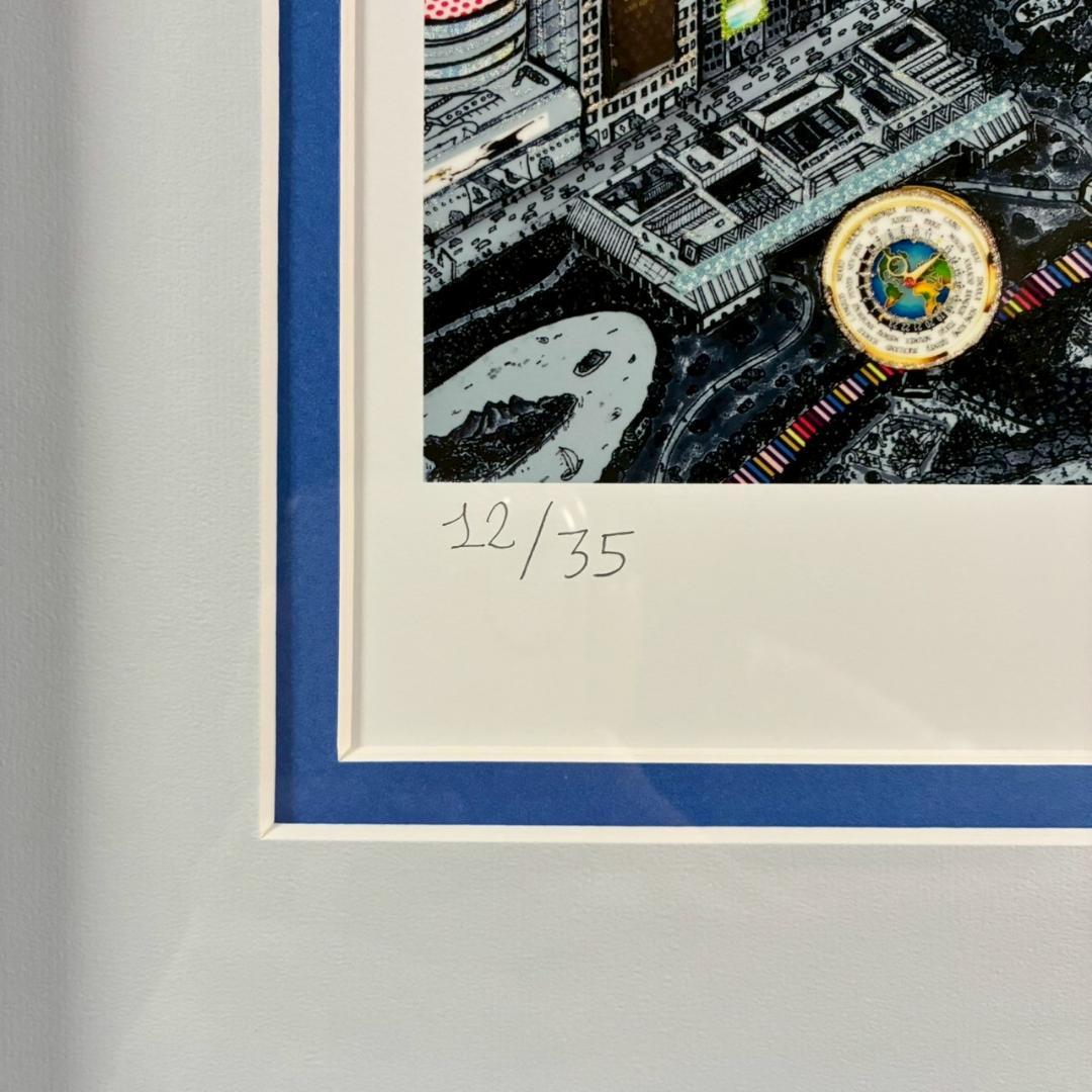 美品 ヨハン・ペラトーネル「ラグジュアリー・ニューヨーク」ジクレー