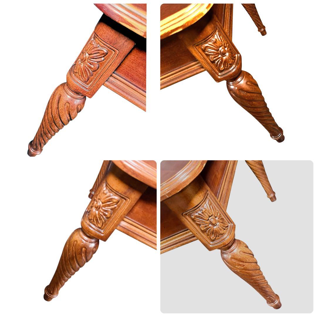 HR784 【リアルシャビーシック】LANE ツイストレッグ　ビンテージテーブル