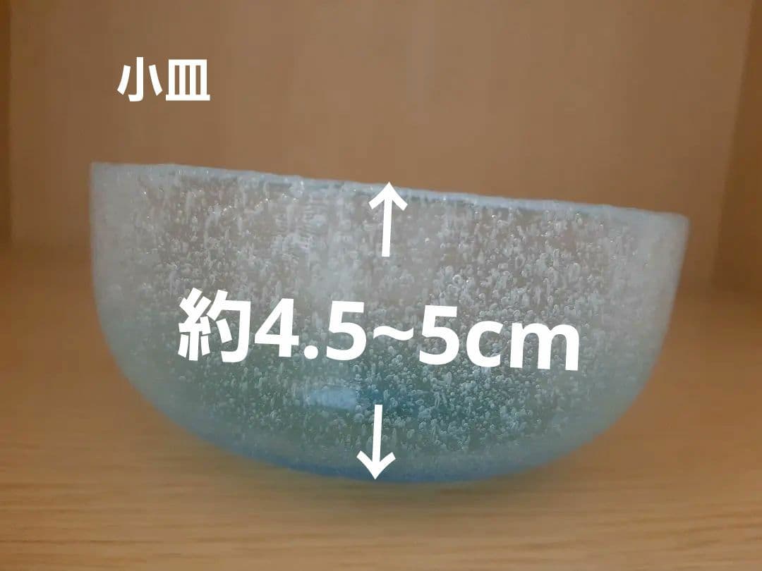 【北一硝子】未使用　大皿1枚小皿5枚