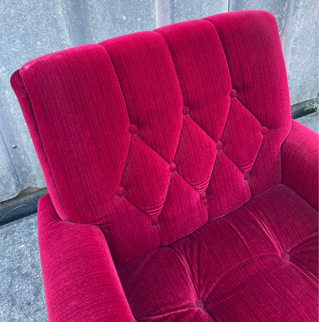 モリシゲ家具/MORISHIGE/オリーブ印/高級/1Pソファ/アームソファ/①