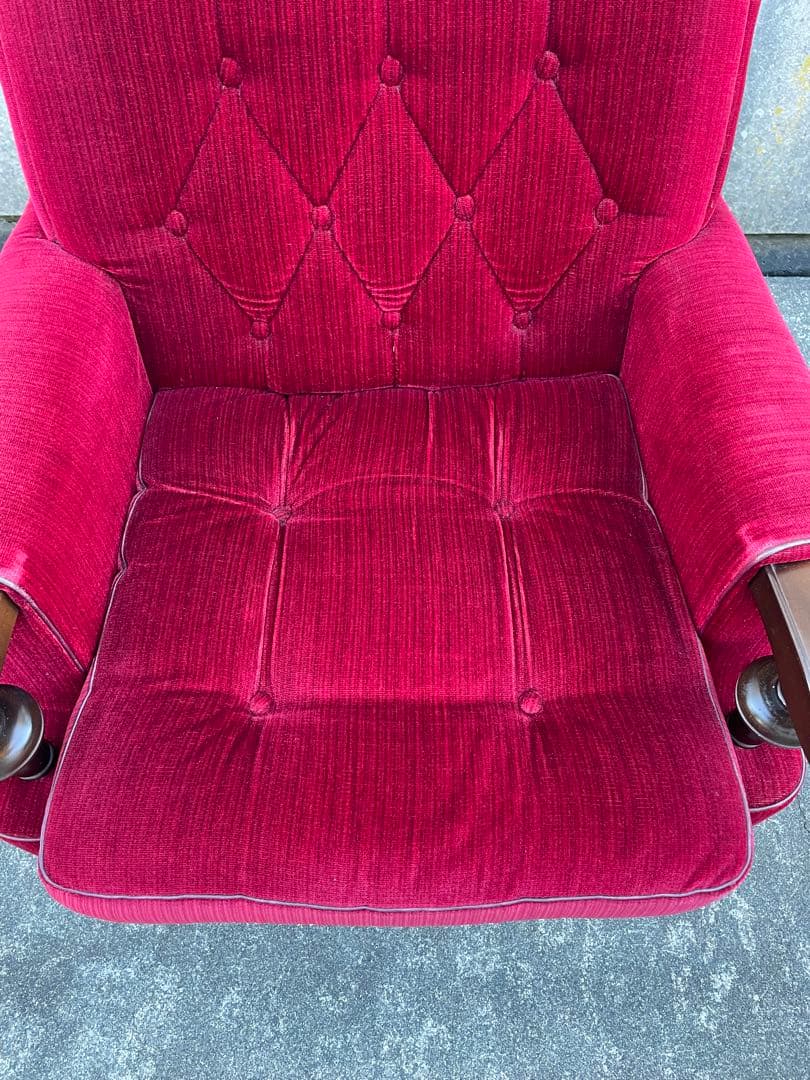 モリシゲ家具/MORISHIGE/オリーブ印/高級/1Pソファ/アームソファ/①