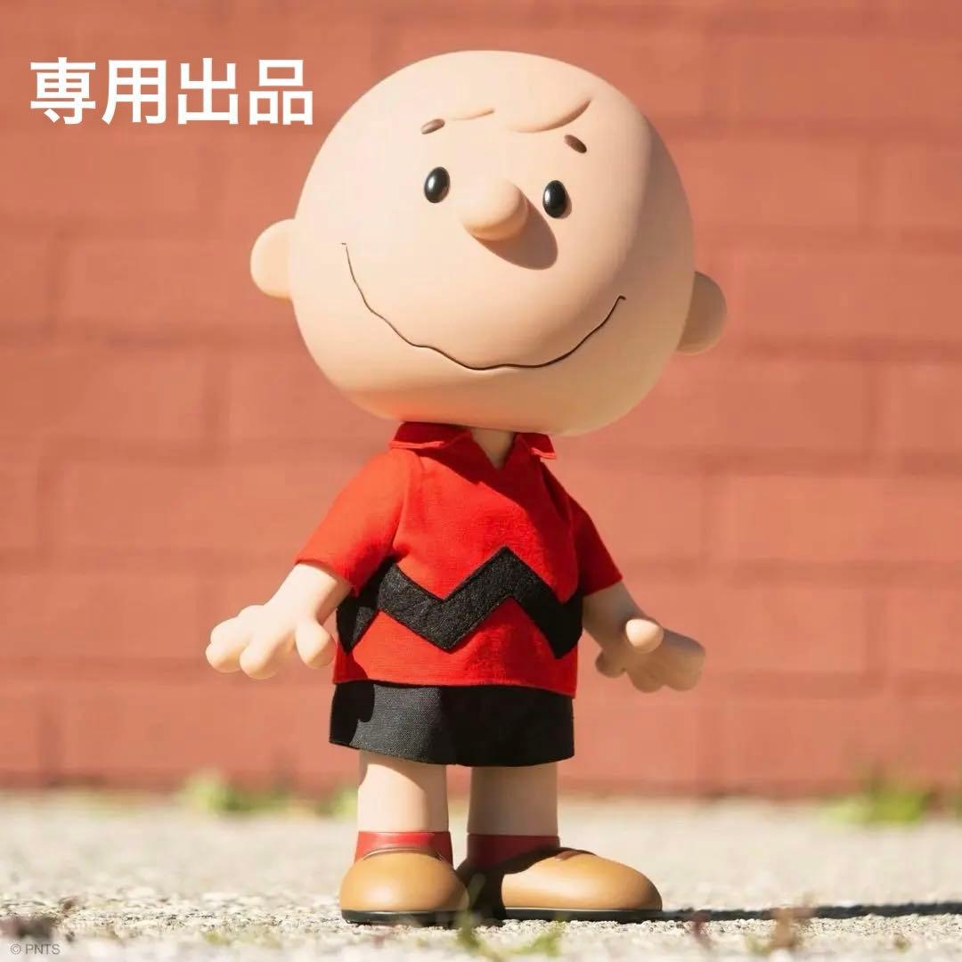 PEANUTS スヌーピー チャーリーブラウン 大型 フィギュア限定Super7