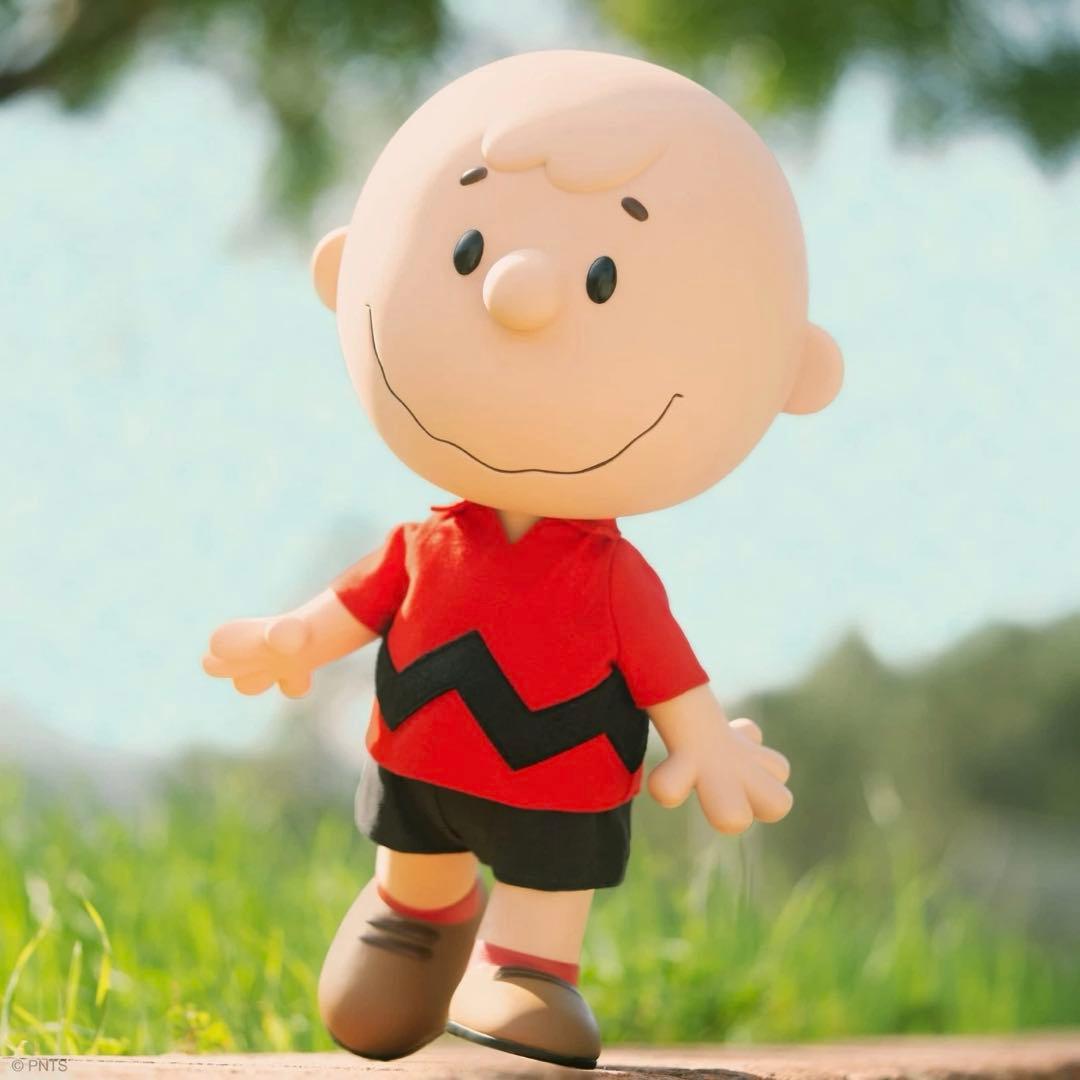 PEANUTS スヌーピー チャーリーブラウン 大型 フィギュア限定Super7