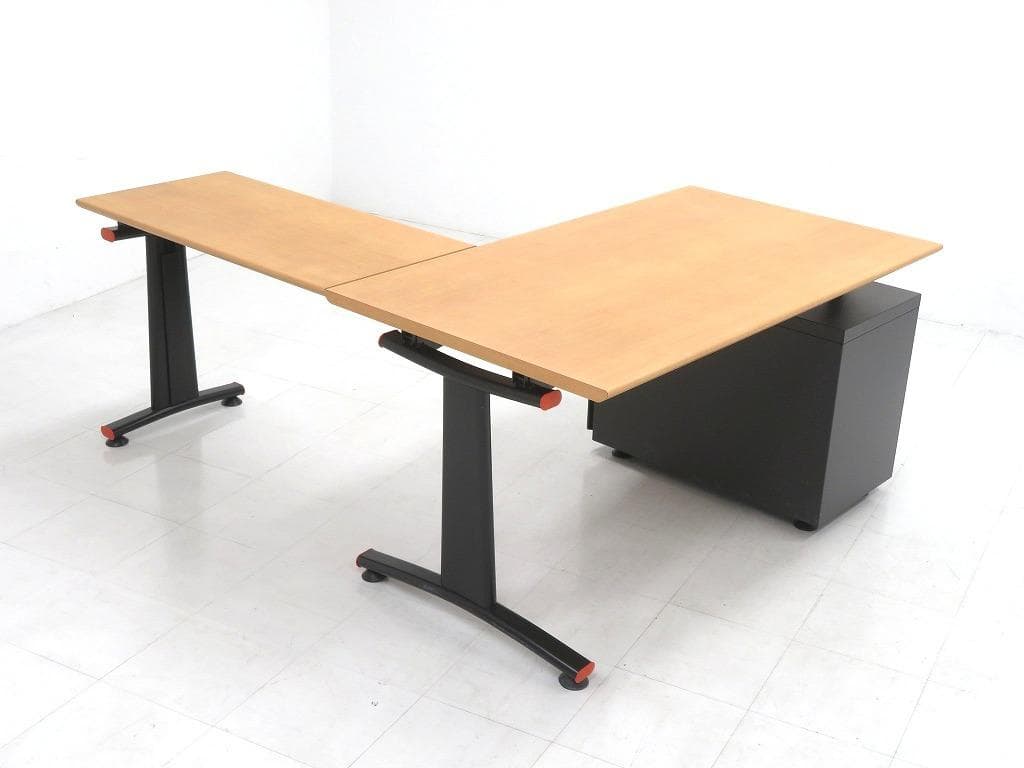 knoll ノール ビンテージ L型デスク 書斎机 モダン エグゼクティブ